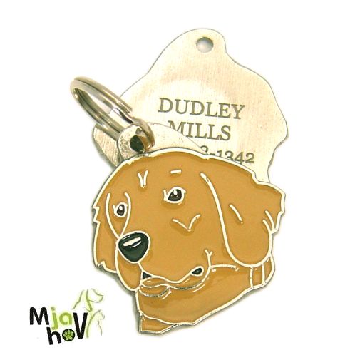 medagliette per cani - golden retriever.jpg Medagliette per cani, medagliette per cani incise, medaglietta, incese medagliette per cani online, personalizzate medagliette, medaglietta